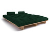 Rozkládací pohovka 180x200 - Slim Exclusive Classic - Pascall Futon Bottle Green