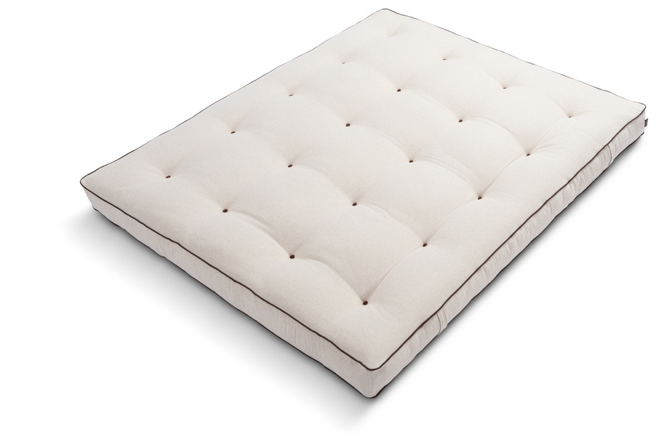 Matrace 200x200 přírodní s kokosem - Futon Pascall Medium Coco Kedro Povlečení