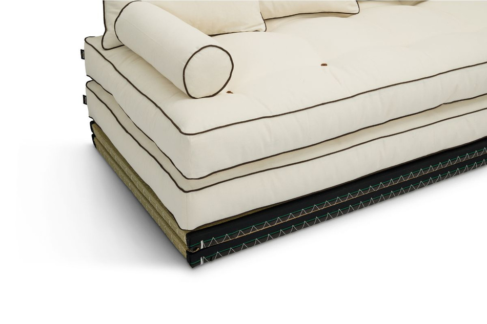 Pohovka Tatami Medium Coco Kedro 80x200 - Pascall Futon Ecru