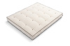 Matrace 200x200 přírodní s vlnou, latexem a 2x kokosem - Futon Pascall Comfort Wool Hard Kedro Ecru