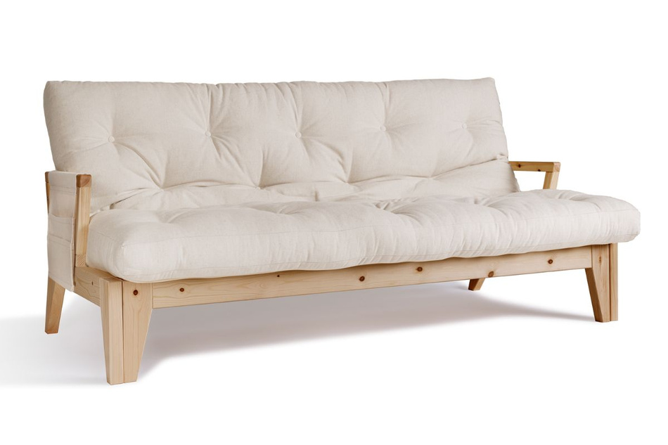 Rozkládací pohovka 200 cm - Sakura - Pascall Futon Len