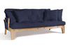 Rozkládací pohovka 200 cm - Sakura - Pascall Futon Námořnická modrá