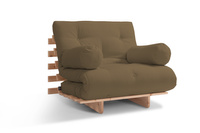 Zahradní pohovka 90x200 rozkládací - Freedom Classic - Pascall Futon Marron Light