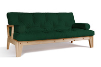Rozkládací pohovka 200 cm - Sakura - Pascall Futon Bottle Green