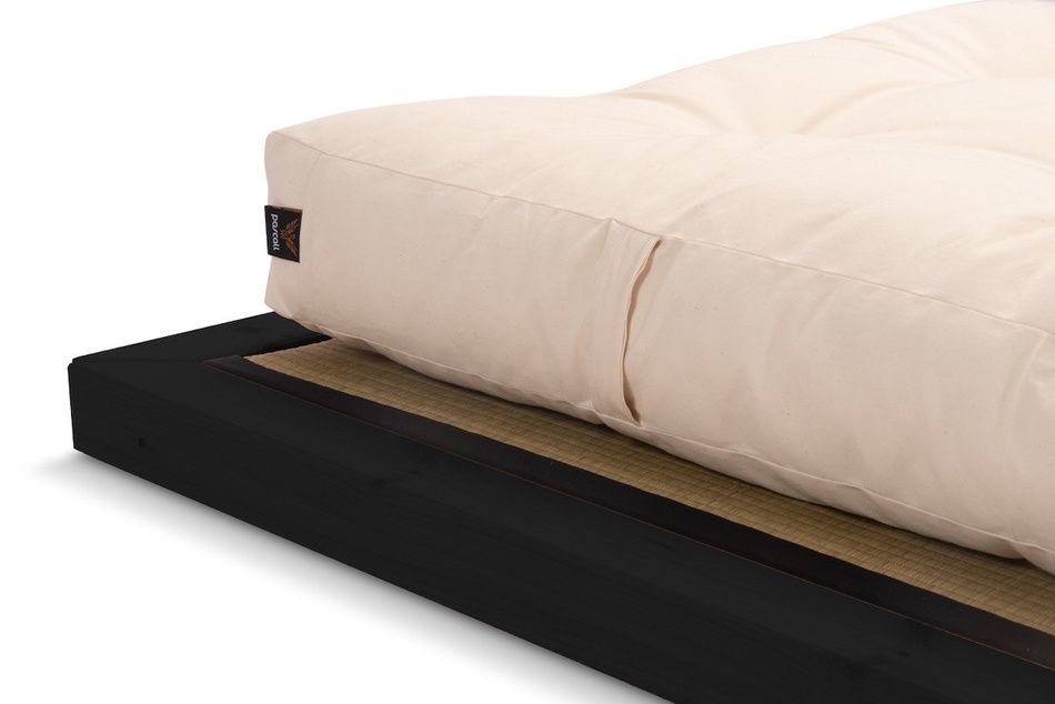 Pascall Dřevěná postel 120x200 - Zen Black Tatami