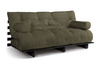Rozkládací pohovka 180x200 - Slim Basic Black - Pascall Futon Khaki