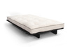 Rozkládací pohovka 90x200 - Slim Basic Kedro Black - Pascall Futon Ecru