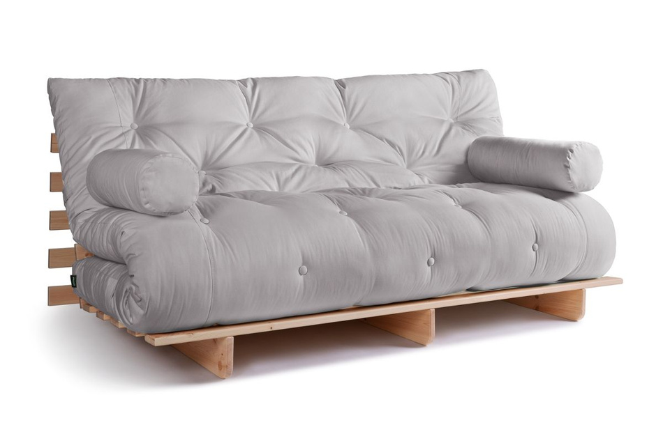 Rozkládací pohovka 180x200 - Slim Comfort Classic - Pascall Futon Popel holubice