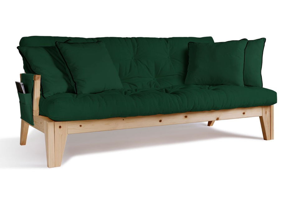 Rozkládací pohovka 200 cm - Sakura - Pascall Futon Bottle Green