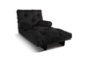 Rozkládací pohovka 90x200 - Slim Basic Black - Pascall Futon Black