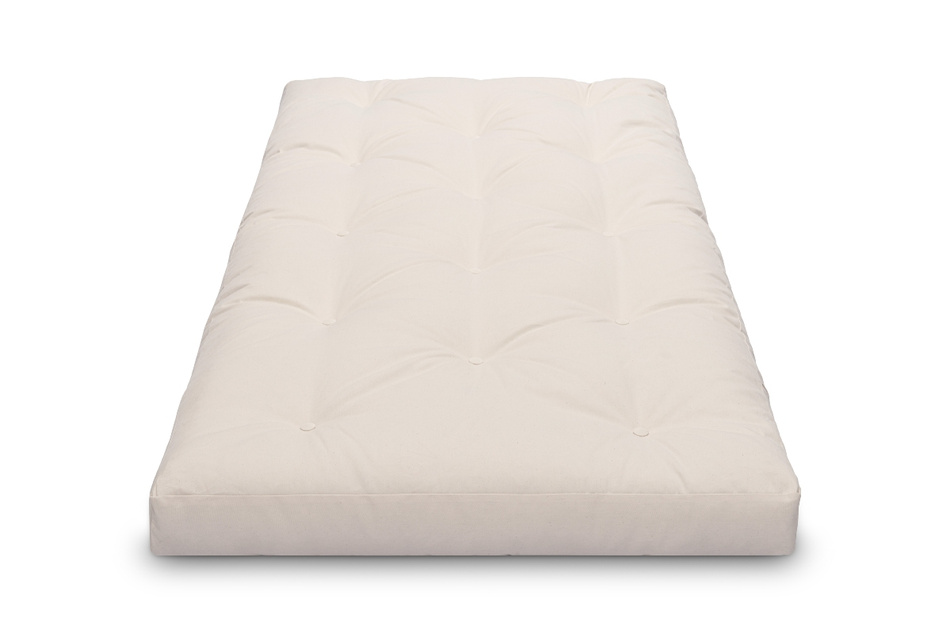 Matrace 90x200 přírodní - Futon Pascall Slim Natural Ecru