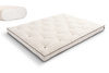 Matrace 200x200 přírodní - Futon Pascall Slim Natural Kedro Ecru