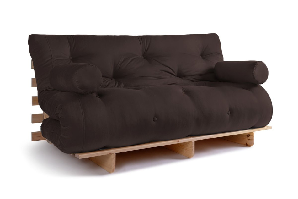 Rozkládací pohovka 160x200 - Slim Comfort Classic - Pascall Futon Brown
