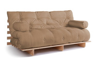 Rozkládací pohovka 180x200 - Slim Basic Classic - Pascall Futon Béžová barva