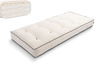 Matrace 90x200 přírodní s latexem - Futon Pascall Comfort Trio Latex Wool Kedro Ecru