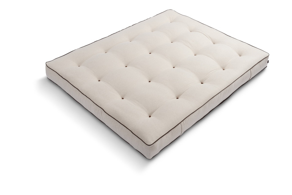 Matrace 200x200 přírodní s latexem a 2x kokosem - Futon Pascall Comfort Relax Hard Kedro Povlečení
