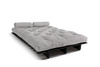 Rozkládací pohovka 120x200 - Slim Basic Black - Pascall Futon Popel holubice