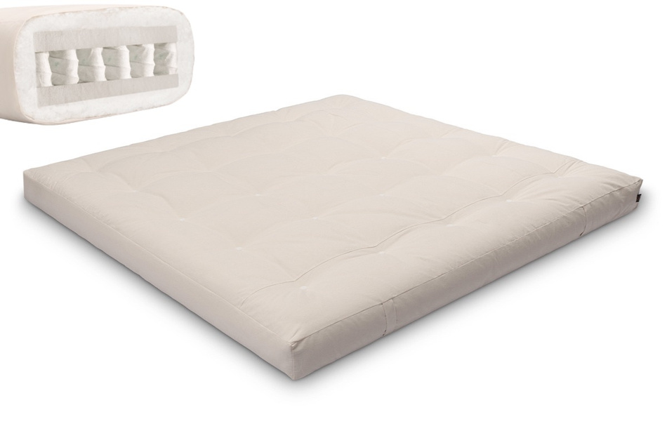 Matrace 200x200 - Futon Hybrid Pocket H3 - Pascall Ecru