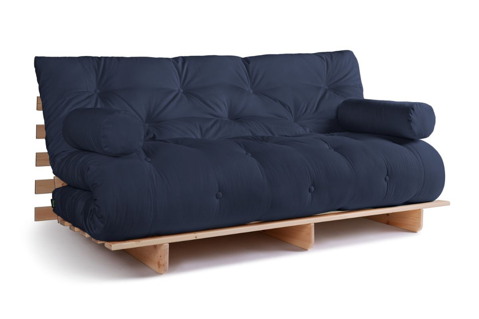 Rozkládací pohovka 180x200 - Slim Basic Classic - Pascall Futon Námořnická modrá