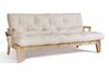 Rozkládací pohovka 200 cm - Sakura - Pascall Futon Len