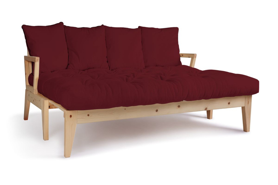 Rozkládací pohovka 200 cm - Sakura - Pascall Futon Maroon