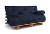 Rozkládací pohovka 160x200 - Slim Comfort Classic - Pascall Futon Námořnická modrá