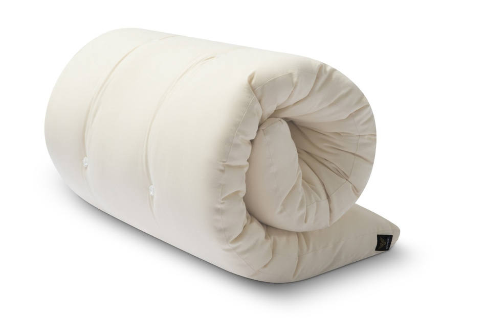 Futon Pascall Travel Natural - Matrace 120x200 Ecru - přírodní