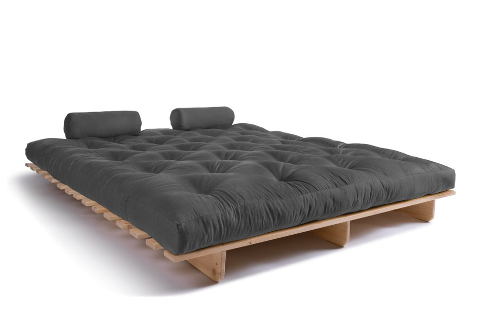 Rozkládací pohovka 180x200 - Slim Exclusive Classic - Pascall Futon Grey