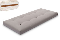 Matrace 90x200 přírodní s vlnou, kokosem a 2x latexem - Futon Pascall Comfort Wool Grey