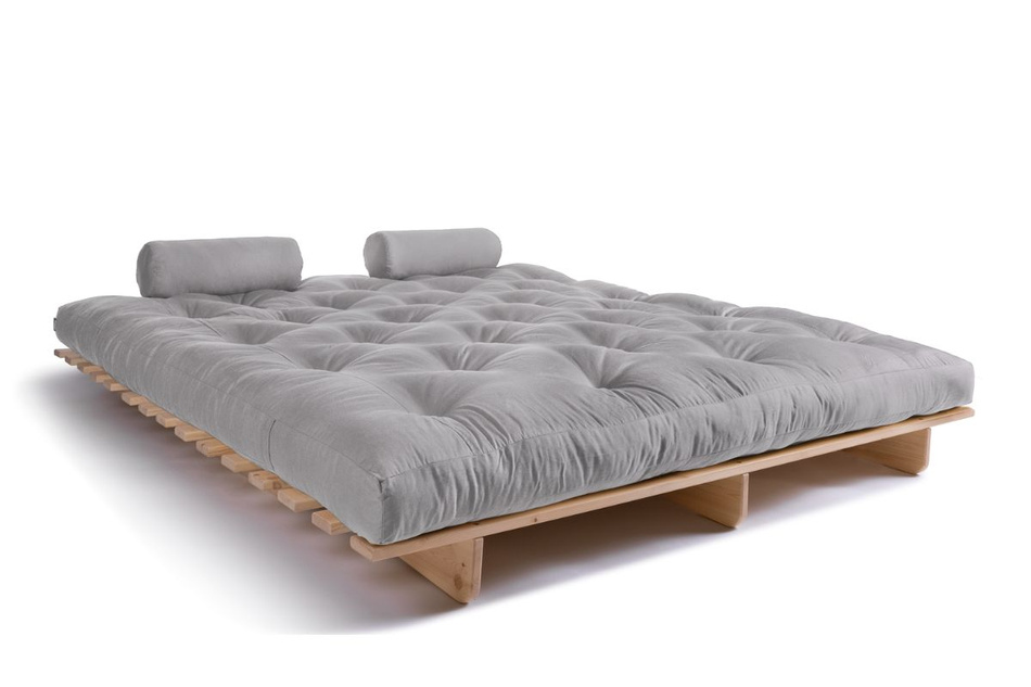 Rozkládací pohovka 180x200 - Slim Comfort Classic - Pascall Futon Popel holubice